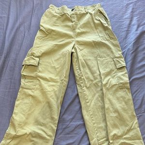 Lime green cargo pants